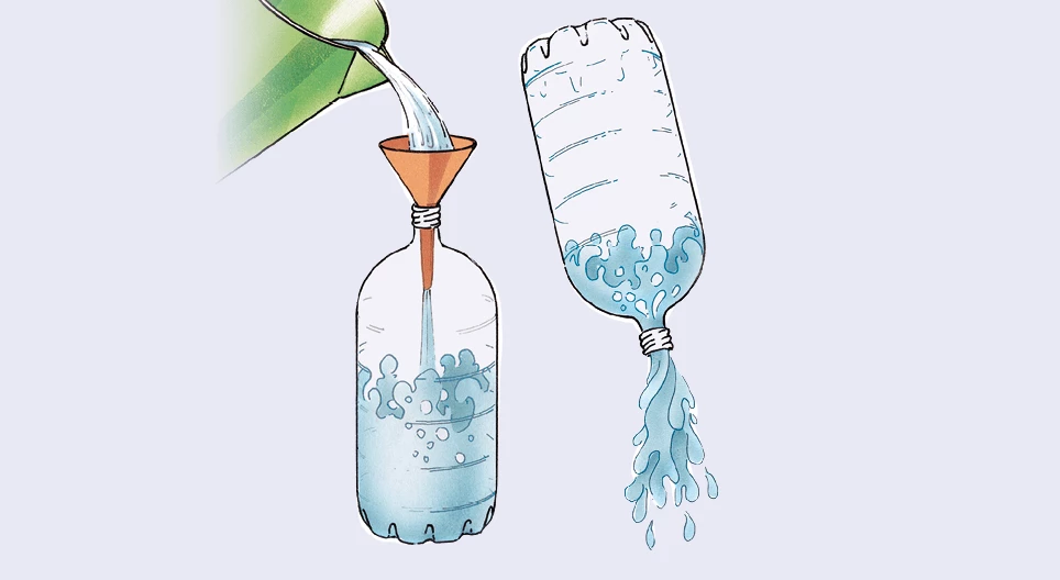 Bottle fountain