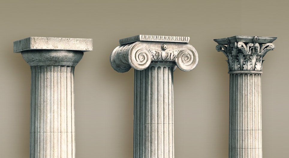 古代ギリシャの柱の種類