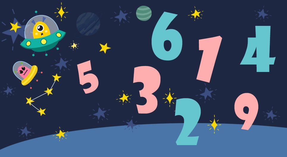 Extraterrestrials - Even and odd numbers up to 20