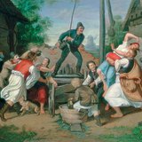 ミハイ・ムンクシィ：イースター・スプリンクリング（1865年）
