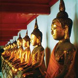 大理石の寺院（タイ、バンコク）の仏像