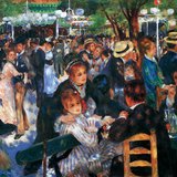 르누아르: 물랭 드 라 갈레트의 무도회 (1876년, 인상주의)