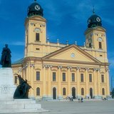 A Református Nagytemplom homlokzata (Debrecen, 1805–1819, klasszicizmus) A Református Nagytemplom homlokzata (Debrecen, 1805–1819, klasszicizmus)