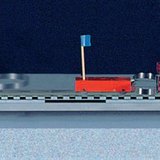異なる質量のカートが跳ね返って跳ねる