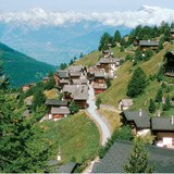 阿尔卑斯山上的村庄