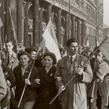 1956年10月23日在布达佩斯的大游行