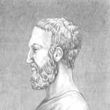 タレス、約600人の紀元前に住んでいたギリシャの数学者および哲学者