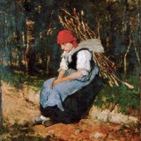 Munkácsy Mihály: Rőzsehordó nő 