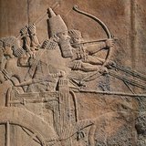 猎巴尼拔狮子（尼尼微，美索不达米亚，公元前650年）