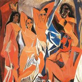 パブロ・ピカソ：アビニヨンの娘たち（1907年、キュービズム）