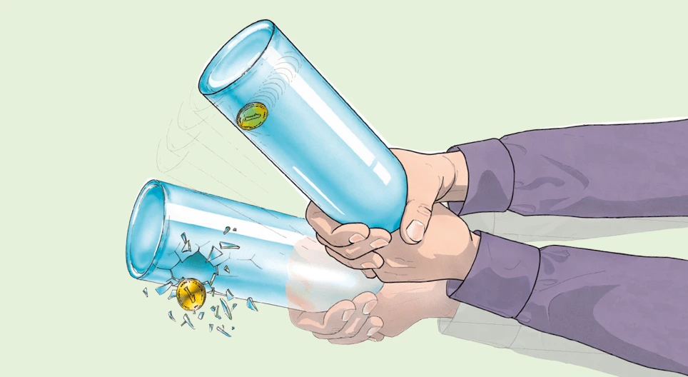 Glass clinking